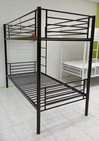 Litera 2 ·Camas. Acero, ·Negra. Robusta. REBAJADO!