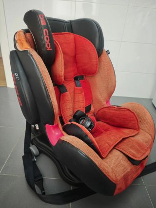 Silla Isofix Be Cool Thunder Roja Negra
