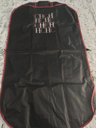 Funda Carolina Herrera CH Negra Naranja