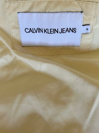 Plumas Calvin Klein Beige Talla XS