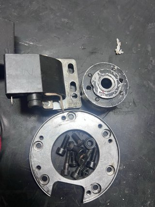 Rotor MVT DD Naranja con Luces am6 y derbi