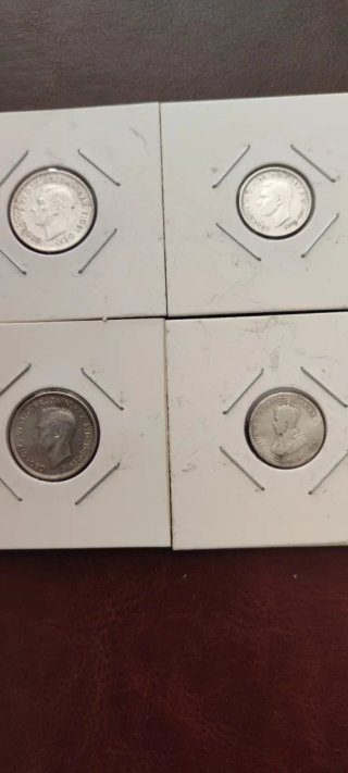 Lote de monedas de plata