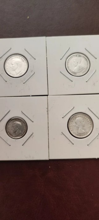Lote de monedas de plata
