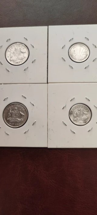 Lote de monedas de plata