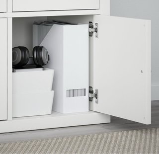 2 Puertas blancas mueble Kallax Ikea