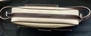 Bolso Loewe Bolso Anagram de Lona. Blanco.