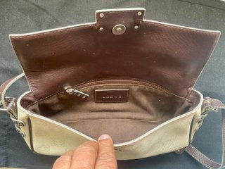 Bolso Loewe Bolso Anagram de Lona. Blanco.