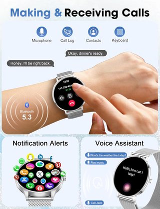 Smartwatch Ultra Delgado 8mm AMOLED Llamadas