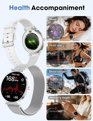 Smartwatch Ultra Delgado 8mm AMOLED Llamadas