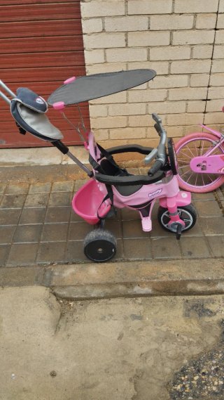 Triciclo infantil rosa
