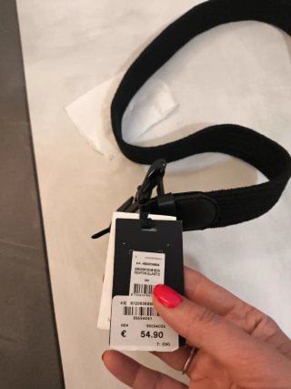 Cintura Tommy Hilfiger Uomo Nera