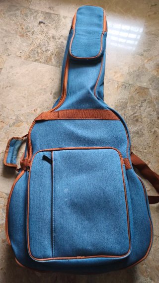 Funda Guitarra Acústica Mezclilla