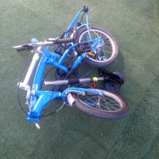 Bicicleta plegable aluminio 16