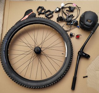 Lote componentes MTB nuevos