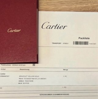 Pulsera Love Cartier Oro