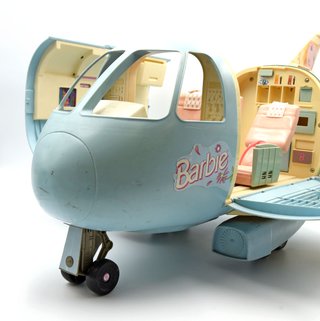 Aereo Barbie Vintage 1999 Mattel Jumbo Jet Azzurro