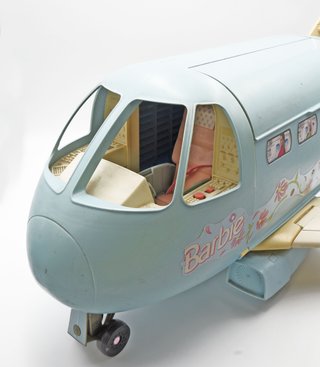 Aereo Barbie Vintage 1999 Mattel Jumbo Jet Azzurro