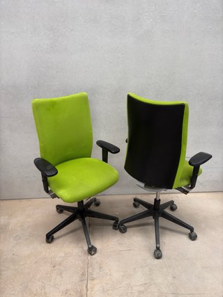 2 Poltrone Girevoli Verdi