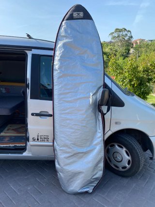Tabla surf evolutiva 7'6" + funda buena + invento