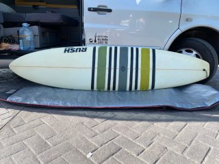 Tabla surf evolutiva 7'6" + funda buena + invento