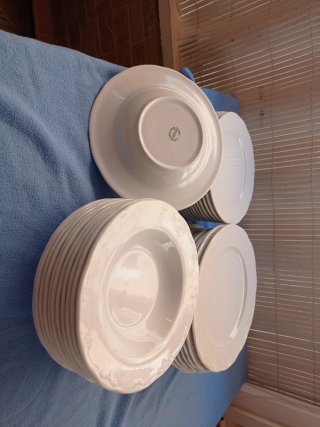 Vajilla Bidasoa Porcelana Blanca