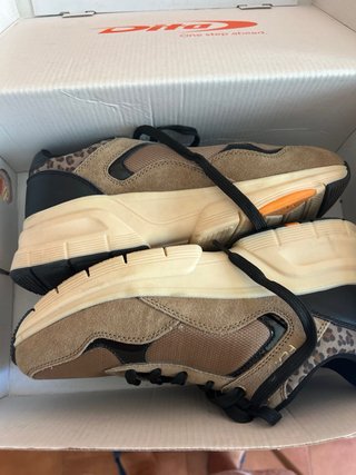 Scarpe sneakers uomo/donna beige/marrone