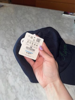 Gorra azul marino con bordado 'Aspen'