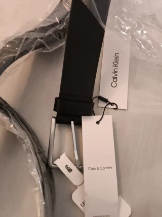 Cintura Calvin Klein Uomo Nera 110cm/44inch