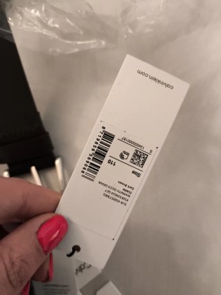 Cintura Calvin Klein Uomo Nera 110cm/44inch