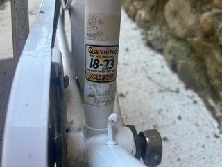 Bicicleta Raleigh Bicycle Company vintage blanca