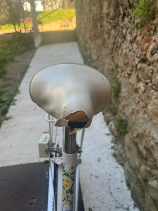 Bicicleta Raleigh Bicycle Company vintage blanca