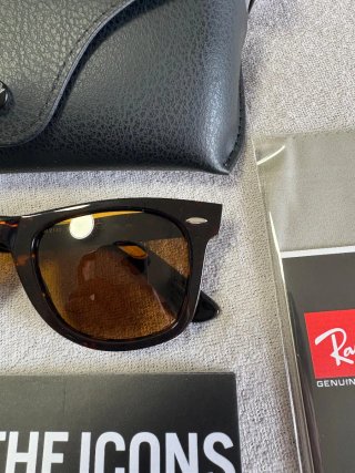 Gafas de Sol Ray-Ban Wayfarer Tortoise/Brown 50