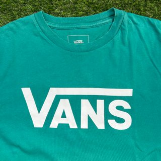 Camiseta Vans Logo Aquamarina