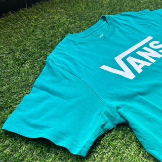 Camiseta Vans Logo Aquamarina