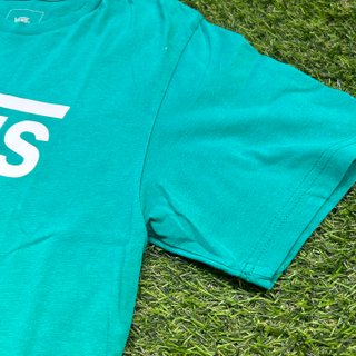 Camiseta Vans Logo Aquamarina