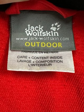 Chaqueta Técnica Outdoor Jack Wolfskin Roja