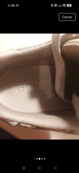 Zapatillas bambas Guess Beckie N 36 Beige/Oro