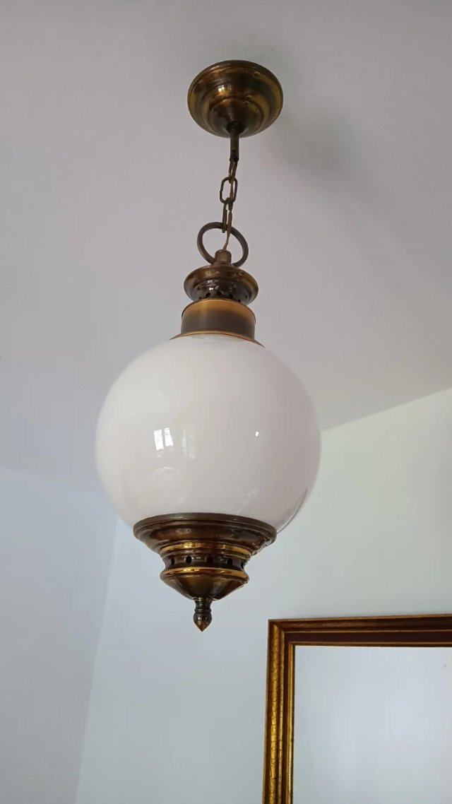 Lámpara Colgante Vintage Mid Century década 60/70