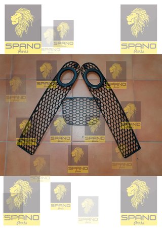 Rejillas antiniebla y central Seat Leon FR