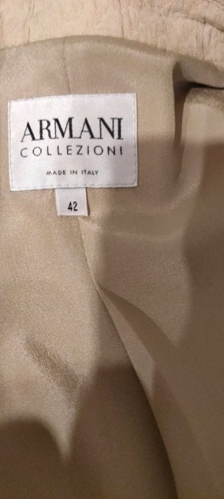 Giacca Armani Collezioni Donna Beige