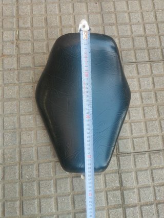 Asiento Moto Custom Negro