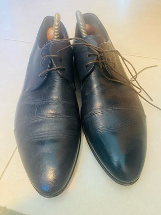 Zapatos de vestir Valdinini azul hombre