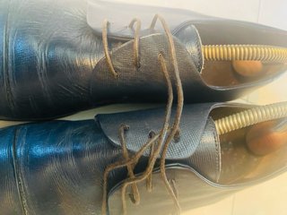 Zapatos de vestir Valdinini azul hombre