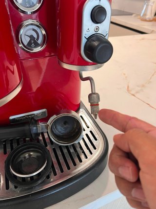 Cafetera Espresso KitchenAid Artisan Roja