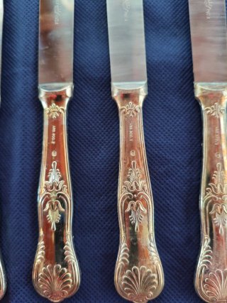 Set coltelli arg.800 vintage