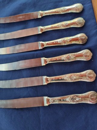 Set coltelli arg.800 vintage