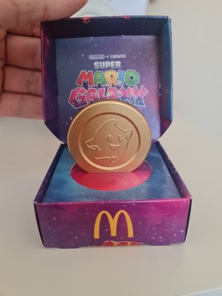 Moneda Mario McDonald's Super Mario Galaxy