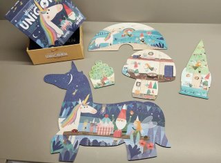 Puzzle Unicornio Londji, 5 puzzles en uno!