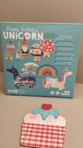Puzzle Unicornio Londji, 5 puzzles en uno!