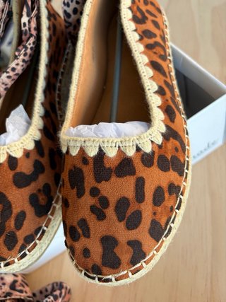 Zapatos Esparto Animal Print Talla 40